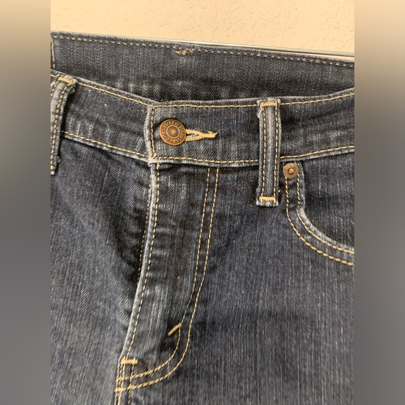 Levi Super Skinny 510 Jean Shorts Size 30 Cut Off Blue - Picture 4 of 10